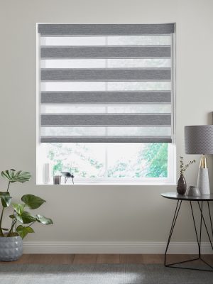 Huxley Charcoal Fifty50 Blinds