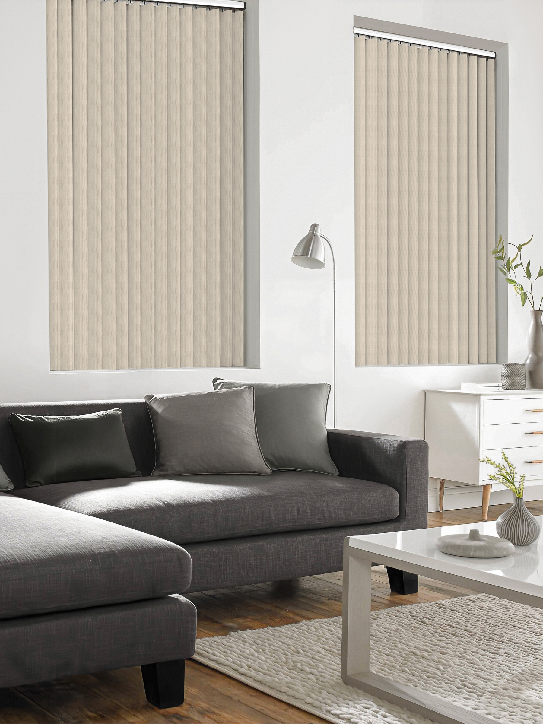 Riya Cream Vertical Blind Riya Cream Vertical Blind