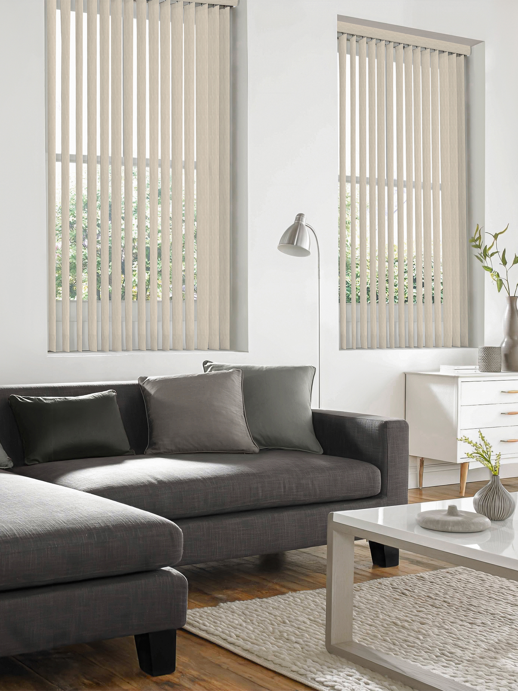 Riya Cream Vertical Blind Riya Cream Vertical Blind