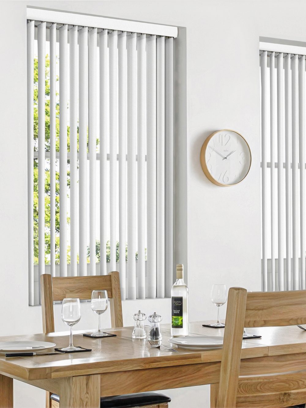 Heath White Vertical Blind