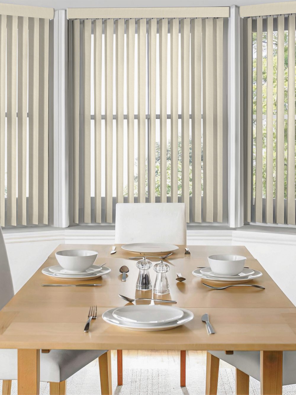 Heath Cream Vertical Blind