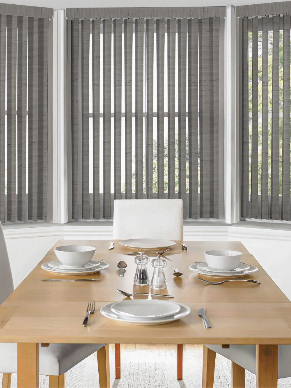Delta Graphite Vertical Blind
