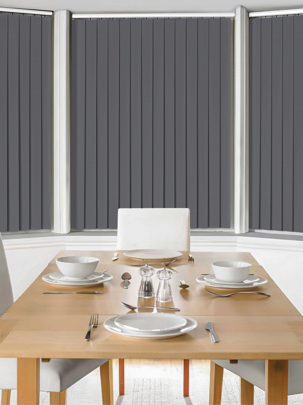 Camilla Anthracite Vertical Blind