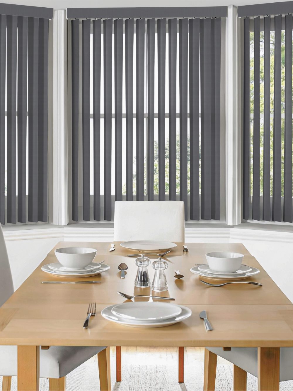 Camilla Anthracite Vertical Blind