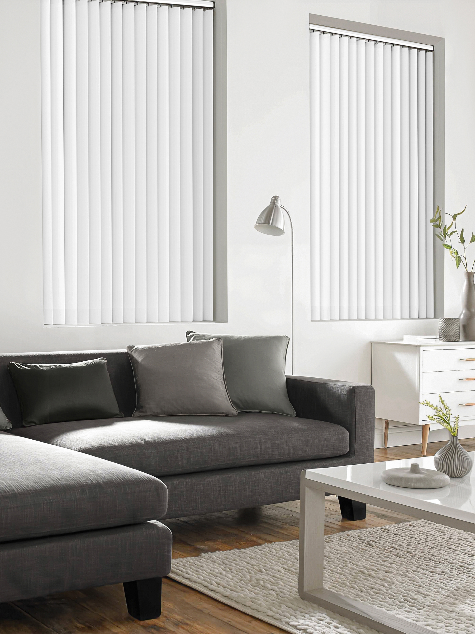 Lewis White Vertical Blind Lewis White Vertical Blind