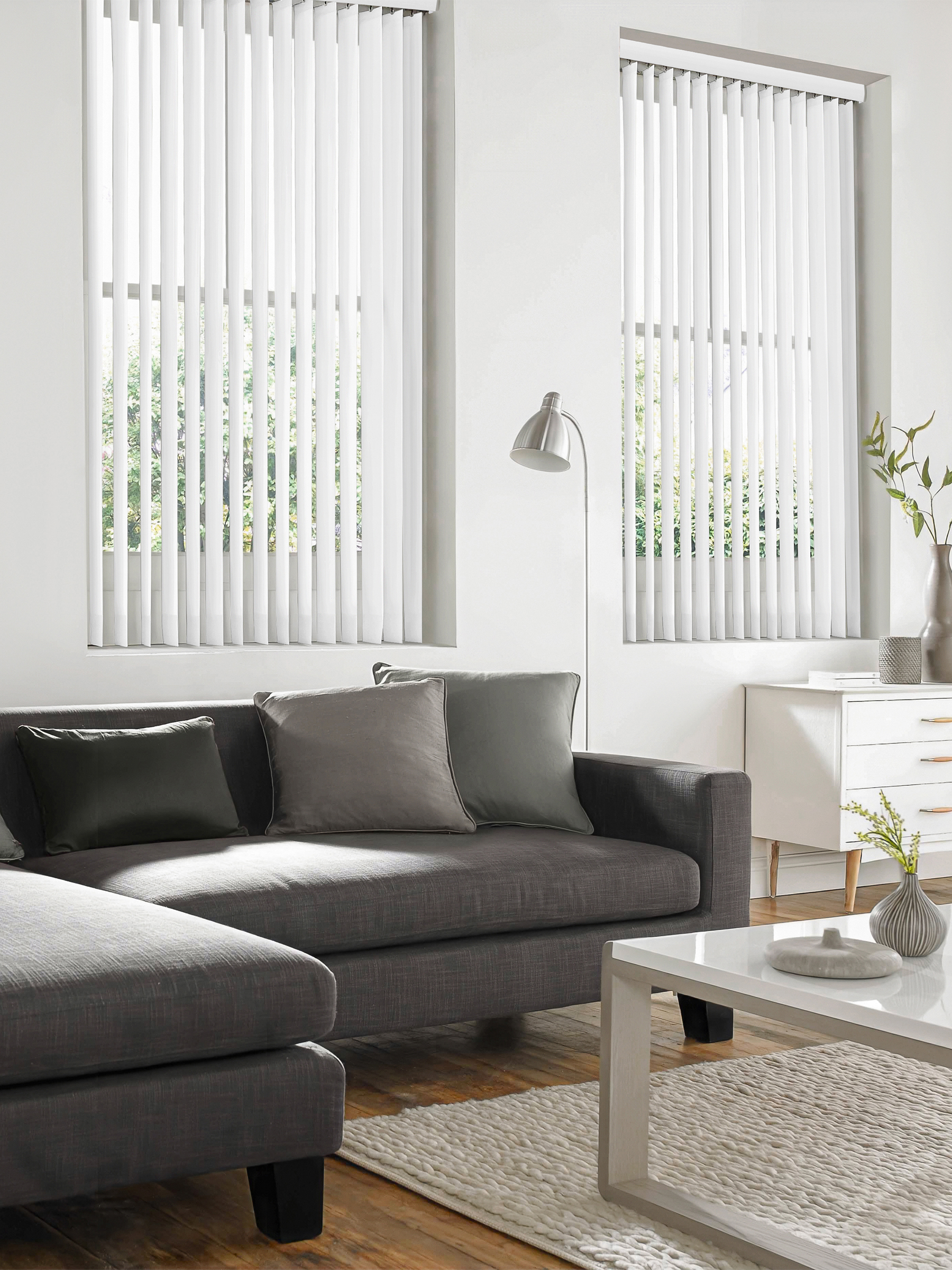 Lewis White Vertical Blind Lewis White Vertical Blind