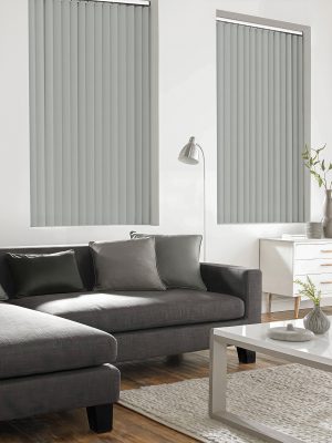 Lewis Light Grey Vertical Blind