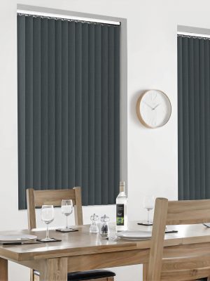 Lewis Dark Grey Vertical Blind