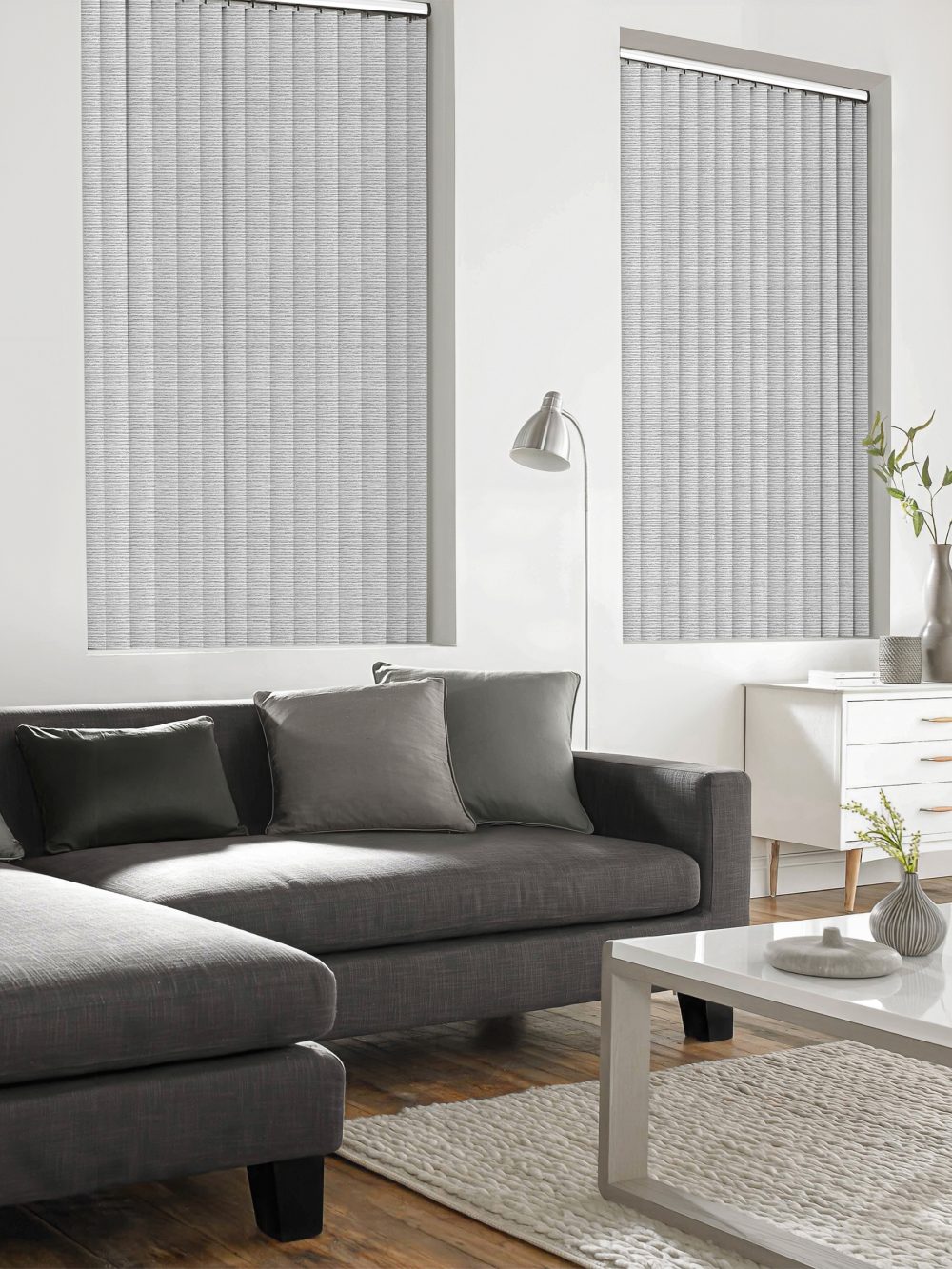 Style Grey Vertical Blind
