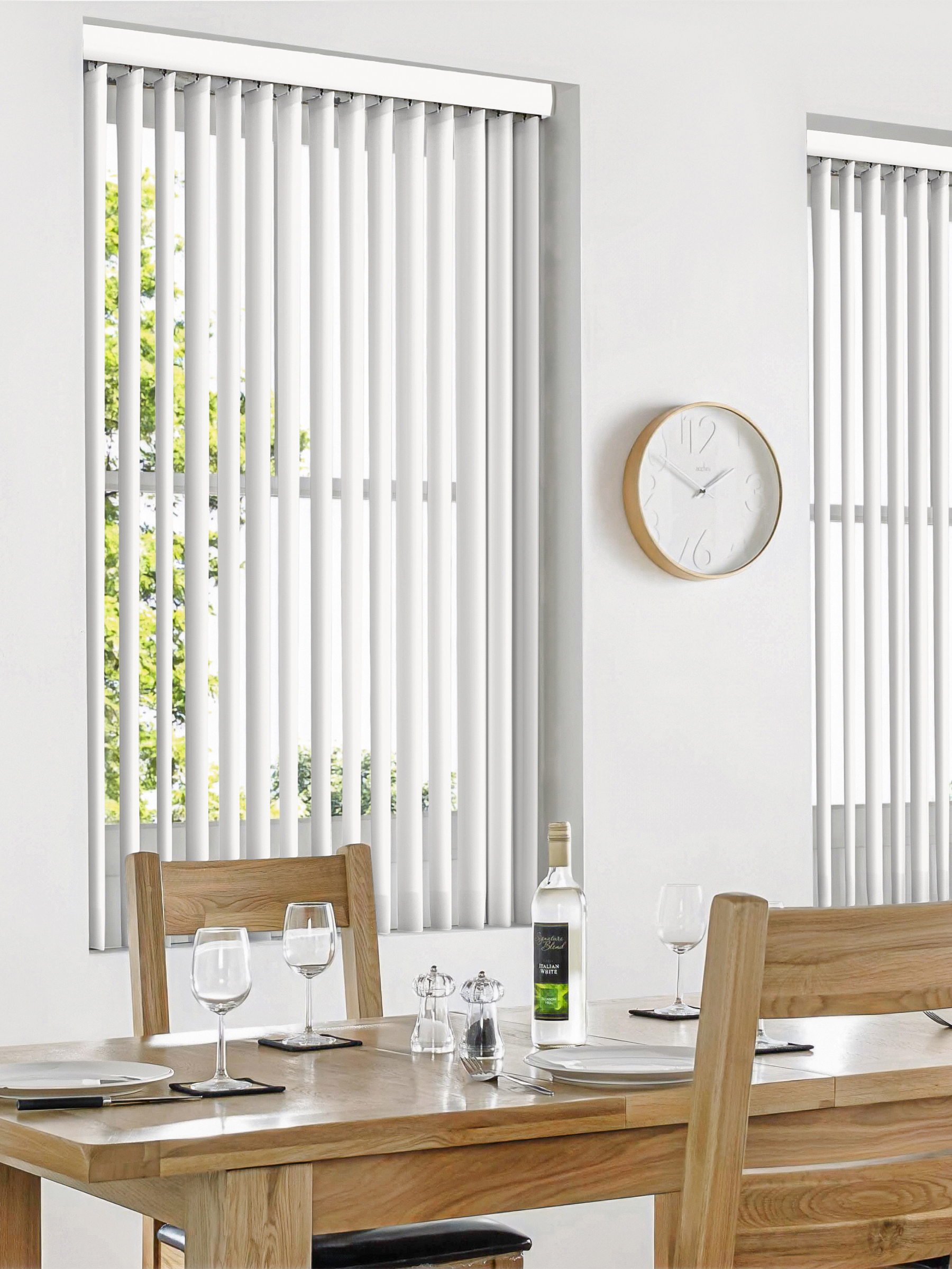 Maya Snow Vertical Blind Maya Snow Vertical Blind