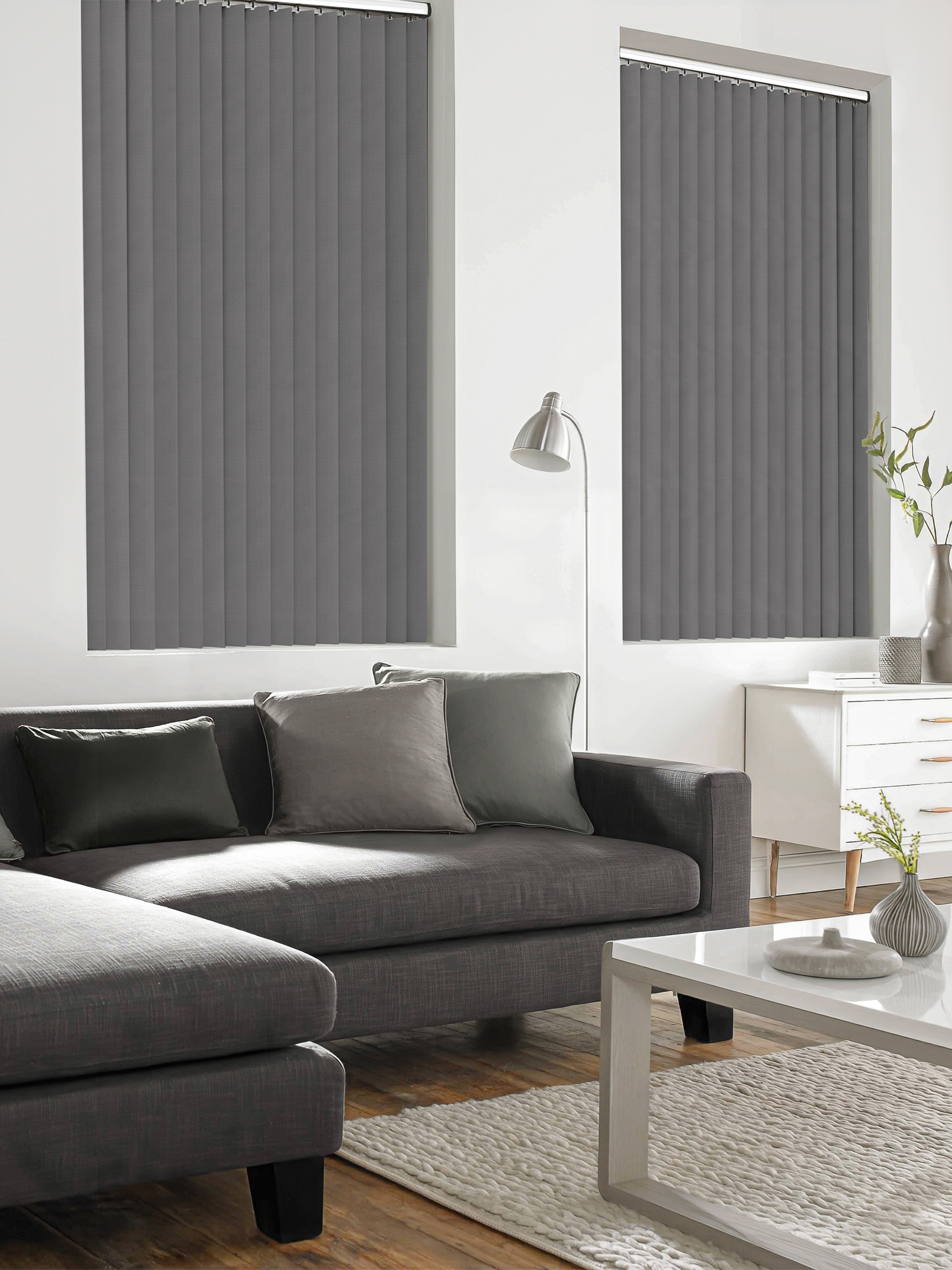Maya Silver Vertical Blind Maya Silver Vertical Blind