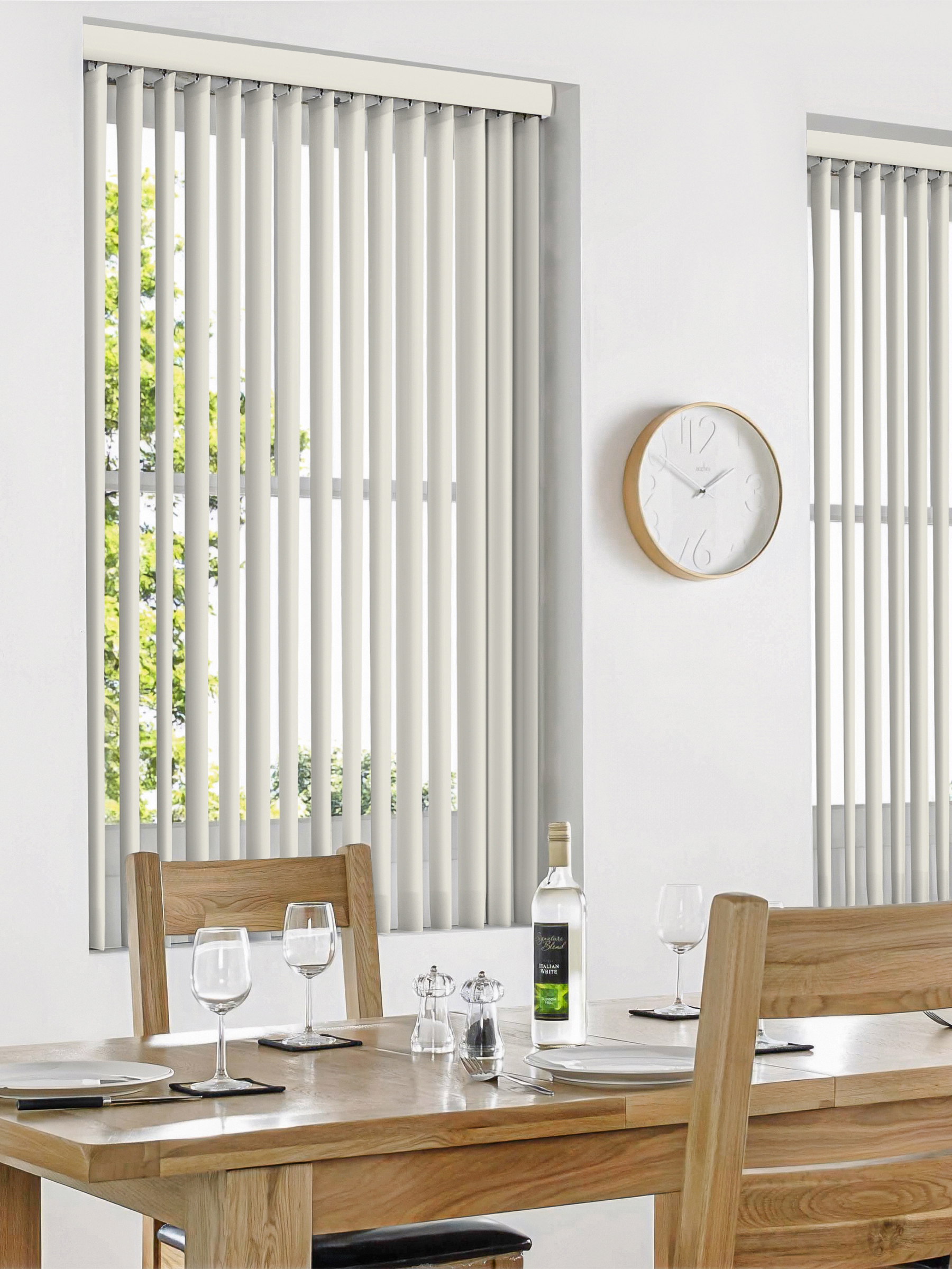 Shipley FR Cream Vertical Blind Shipley FR Cream Vertical Blind