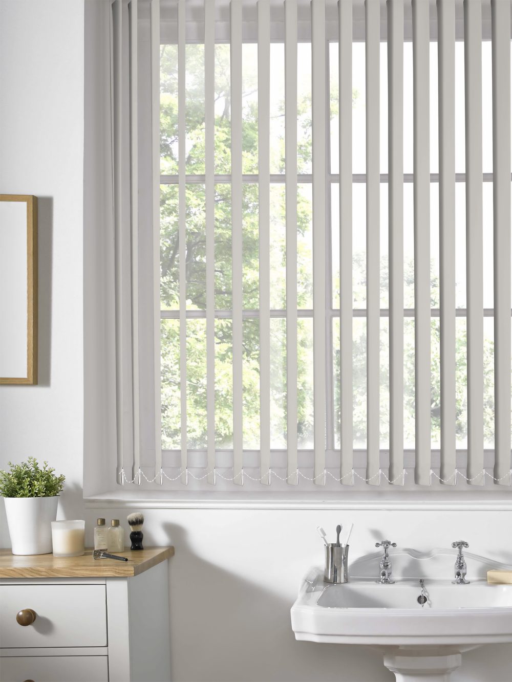 Shipley FR Chiffon Vertical Blind