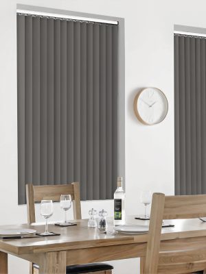 Shipley FR Chocolate Vertical Blind