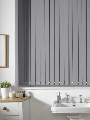 Shipley FR AshGrey Vertical Blind