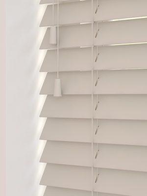 Stone  Wood Venetian Blind