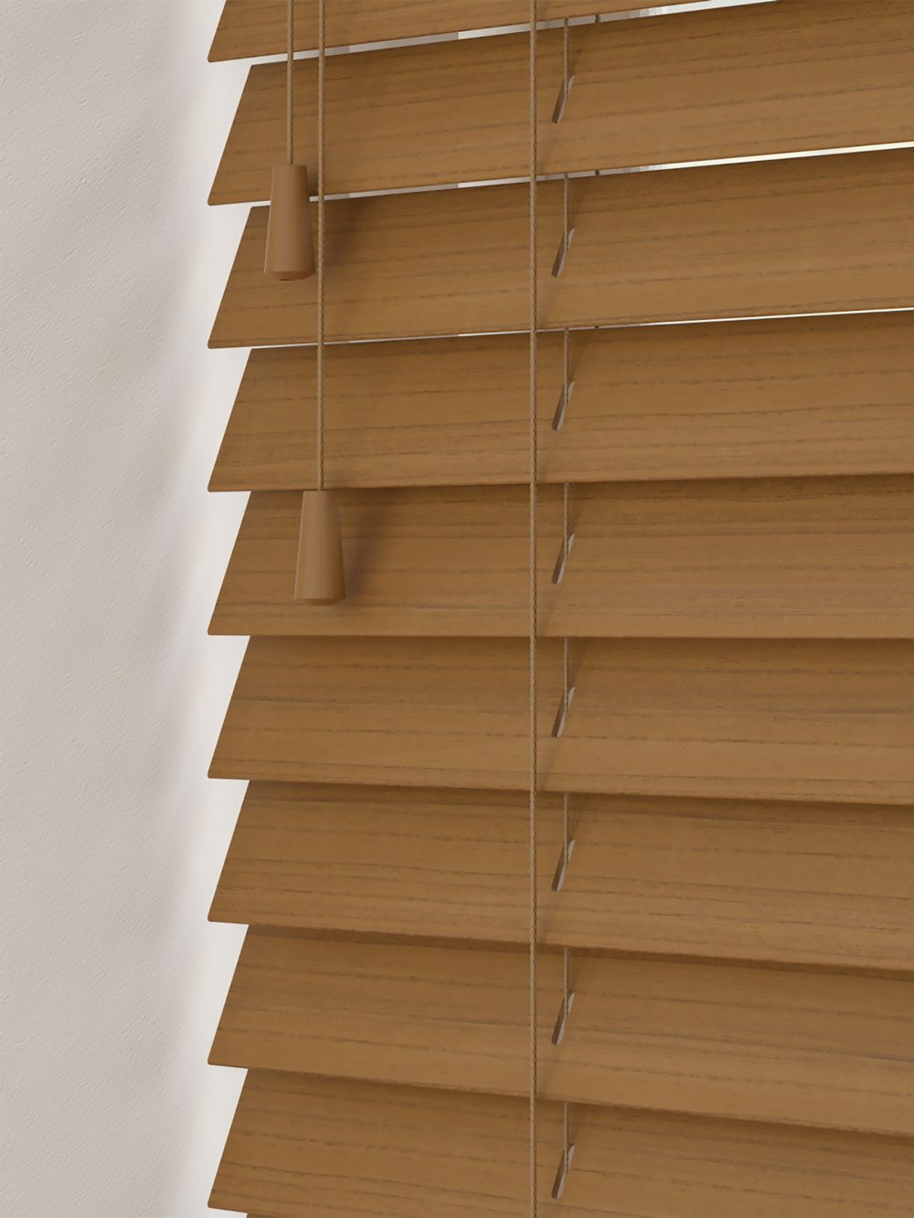 Pecan Oak  Faux Wood Venetian Blind