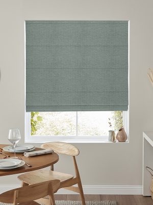 Inigo Blue green Roman Blind