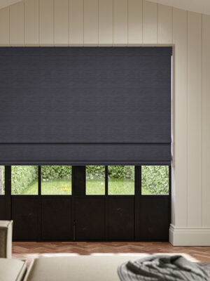 Ernest Graphite Roman Blind