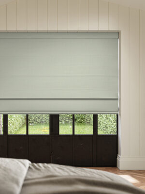 Dusen Aqua Roman Blind