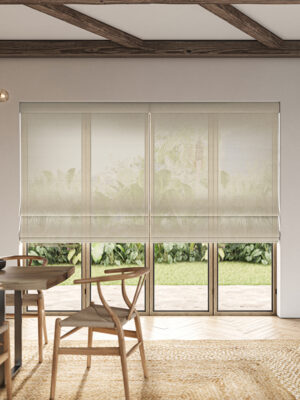Rainey Driftwood Roman Blind