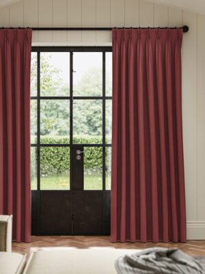 Dusen Cranberry Curtain Dusen Cranberry Curtain