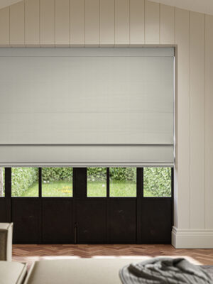 Wright Silver Roman Blind