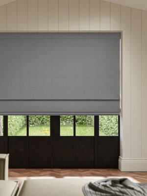 Dusen Silver Roman Blind