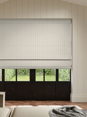 Karlie Putty Roman Blind