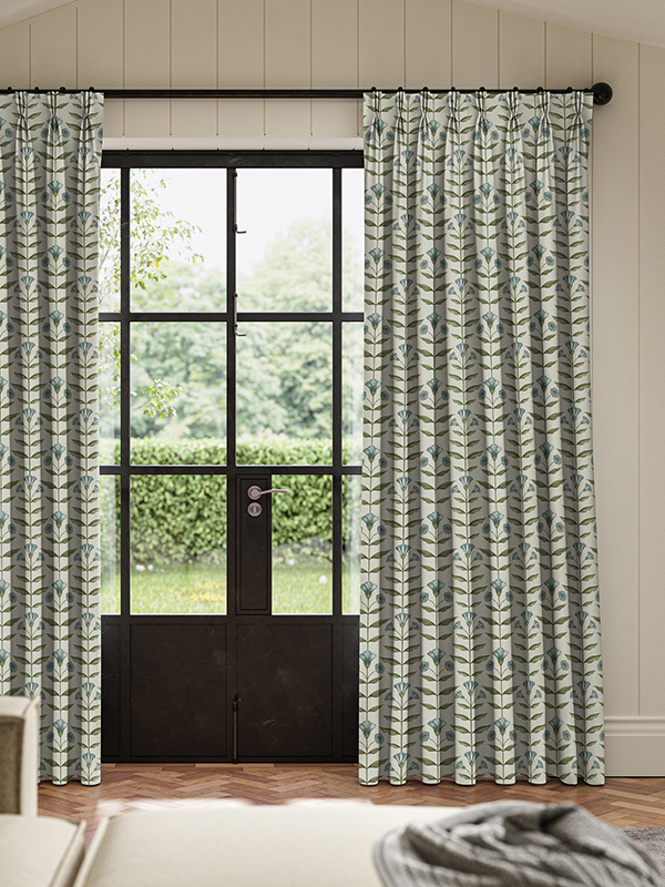 Ellianna Teal Curtain Ellianna Teal Curtain
