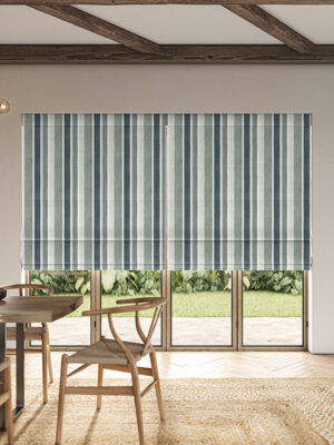 Serena Azure Roman Blind