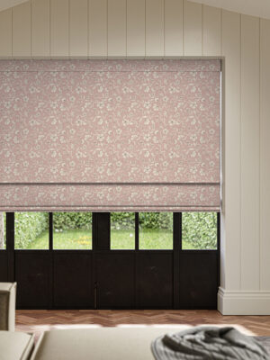 Lera Carnation Roman Blind