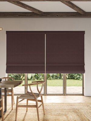 Dusen Mulberry Roman Blind