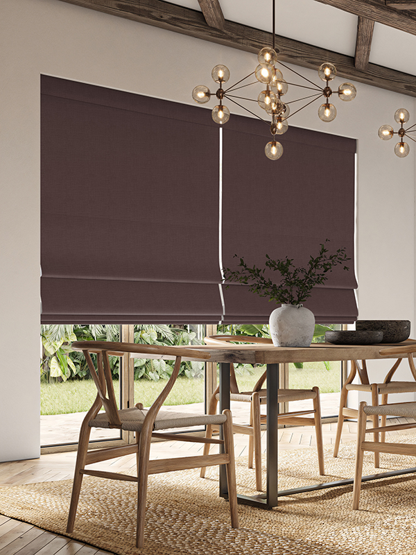 Dusen Mulberry Roman Blind Dusen Mulberry Roman Blind