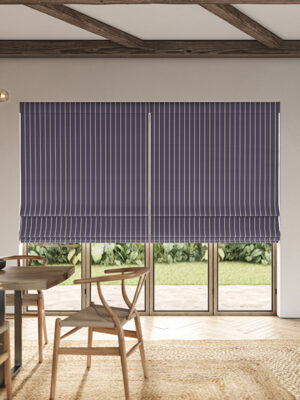 Karlie Mulberry Roman Blind