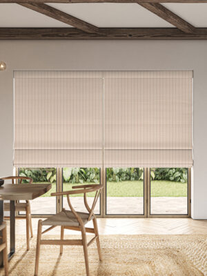 Mazeau Persimmon Roman Blind