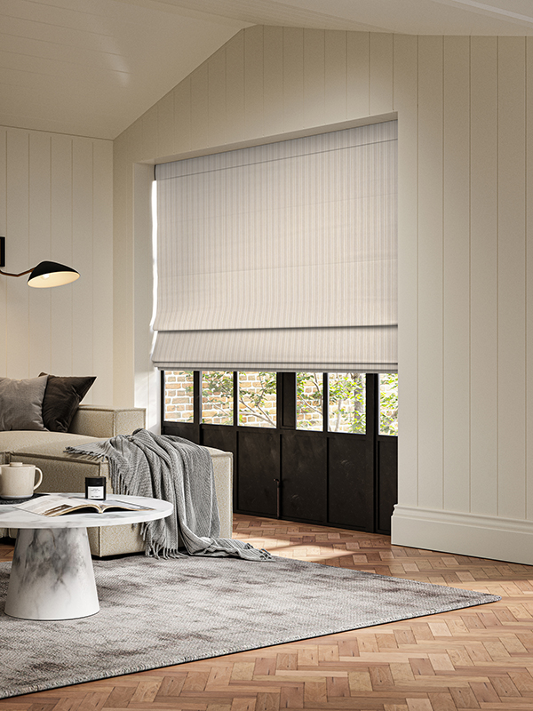 Mazeau Chambray Roman Blind Mazeau Chambray Roman Blind
