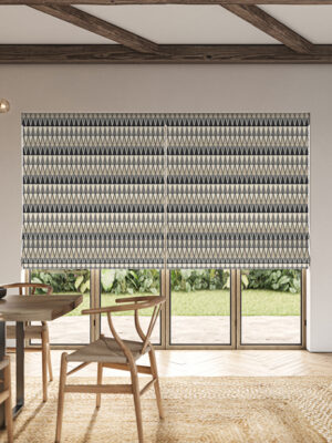 Jaden Monochrome Roman Blind