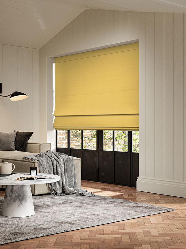 Meryl Sunflower Roman Blind Meryl Sunflower Roman Blind
