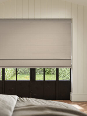 Abelia Flax Roman Blind