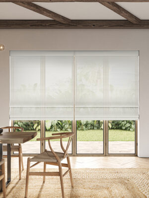 Blasket Ivory Roman Blind