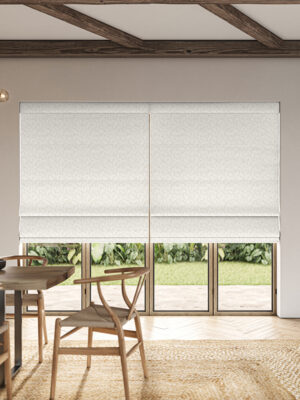 Cadence Ivory Roman Blind