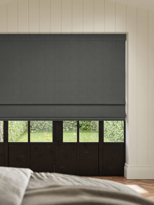Dusen Slate Roman Blind